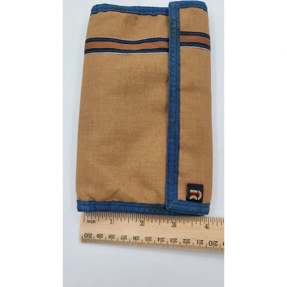 Rainbow Of California Bi-Fold Bill Wallet with HNL Closure Tan